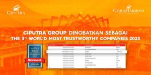 Ciputra Group dinobatkan sebagai The 3rd World Most Trustworthy