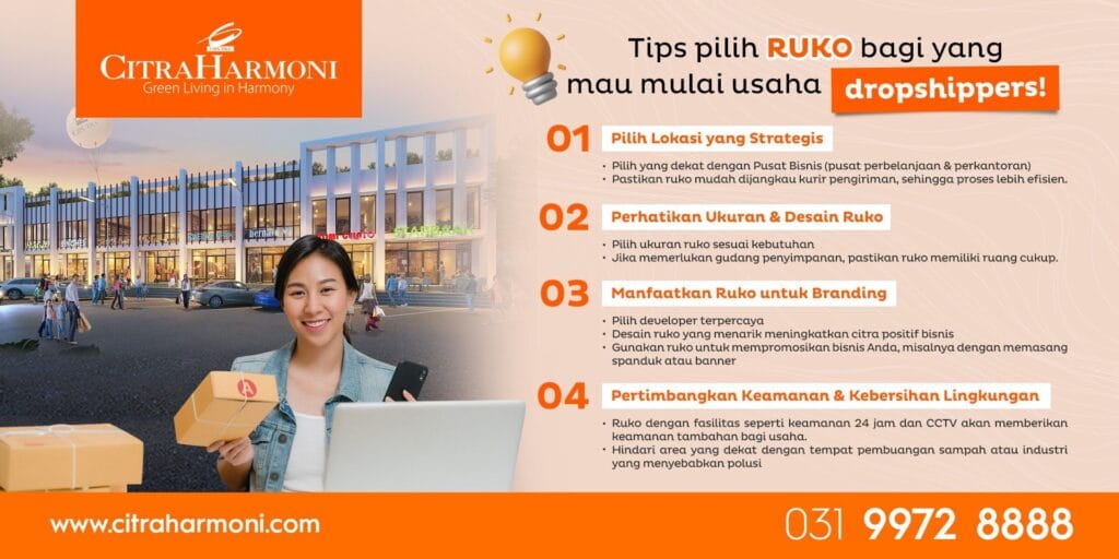 Tips Pilih Ruko CitraHarmoni