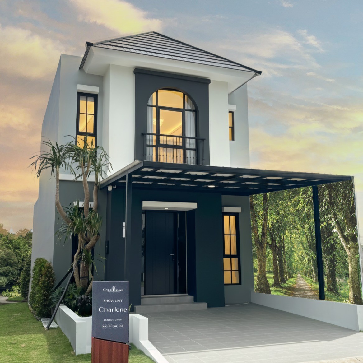 Fasad Rumah Tipe Charlene